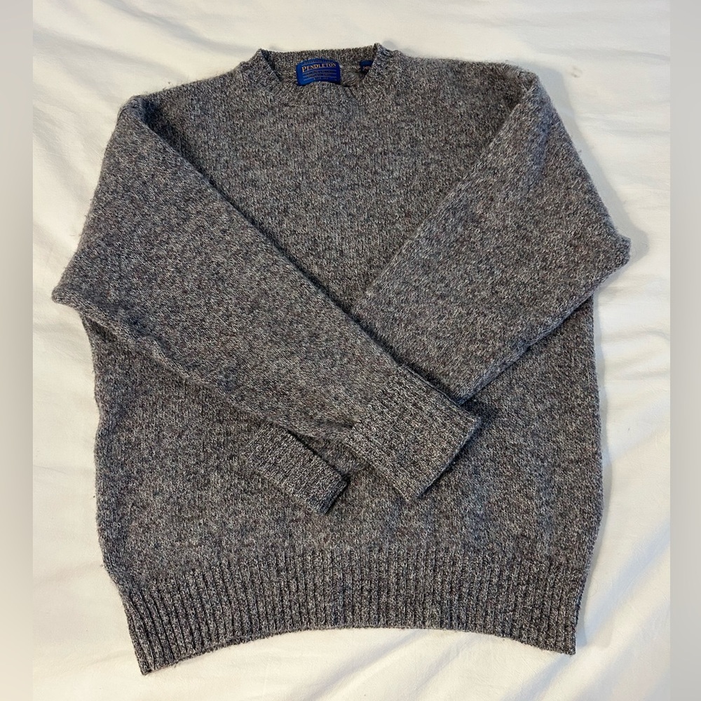 100% Shetland Virgin Wool Sweater!